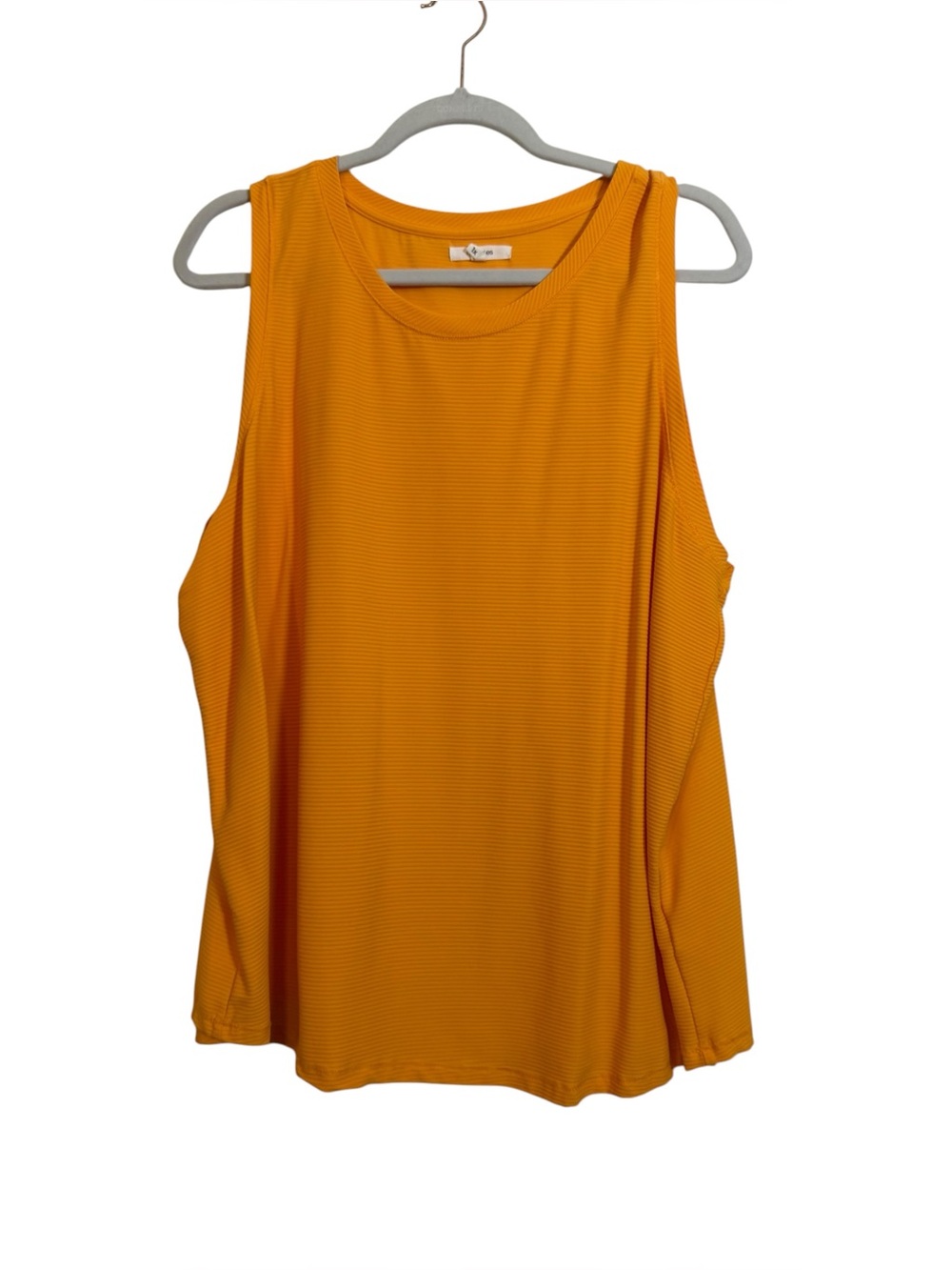 Maurices Textured Tank Top in Mustard sz 1X